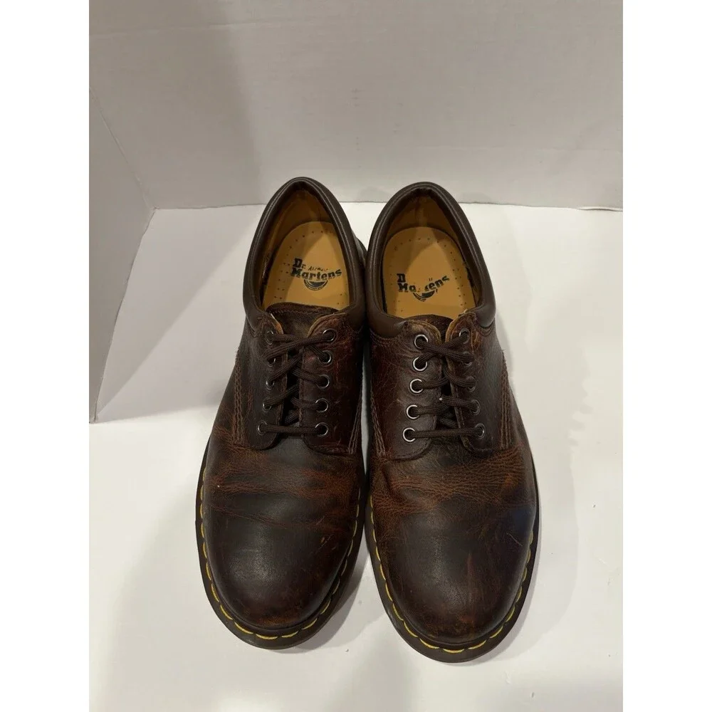 Dr. Martens 1461 3 Eye Crazy Horse Brown Leather Oxford Shoes Men’s US 12
